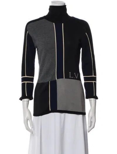 Pre-owned Louis Vuitton 2018 Wool Sweater In Black