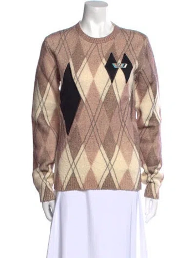 Pre-owned Louis Vuitton 2018 Wool Sweater In Neutral