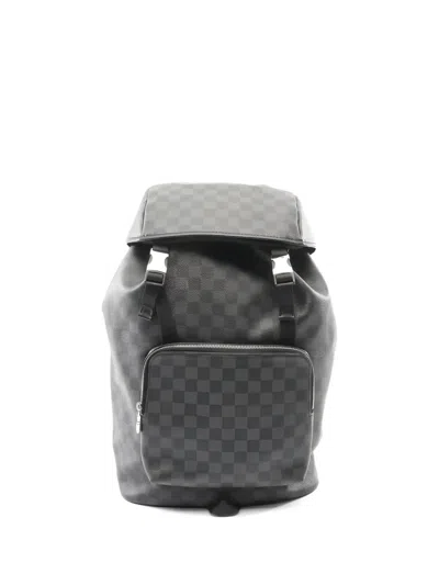 Pre-owned Louis Vuitton 2018 Zack Backpack In Gray