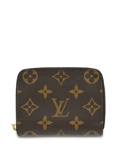 Pre-owned Louis Vuitton 2018 Zippy Purse In Brown