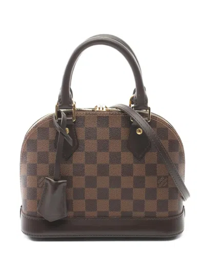 Pre-owned Louis Vuitton 2019 Alma Bb Handbag In Brown