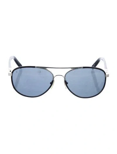 Pre-owned Louis Vuitton 2019 Aviator Sunglasses In Black