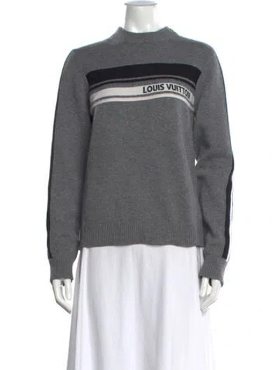 Pre-owned Louis Vuitton 2019 Cashmere Sweater In Grey