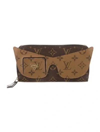 Pre-owned Louis Vuitton 2019 Coated Canvas Zippy Wallet W/ Tags In Brown