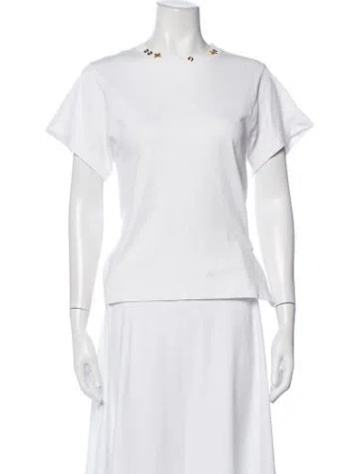 Pre-owned Louis Vuitton 2019 Crew Neck T-shirt In White