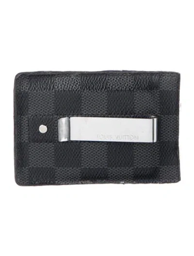 Pre-owned Louis Vuitton 2019 Damier Graphite Pattern Card Case In Multi