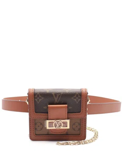 Pre-owned Louis Vuitton 2019 Dauphine Belt Bag In Brown