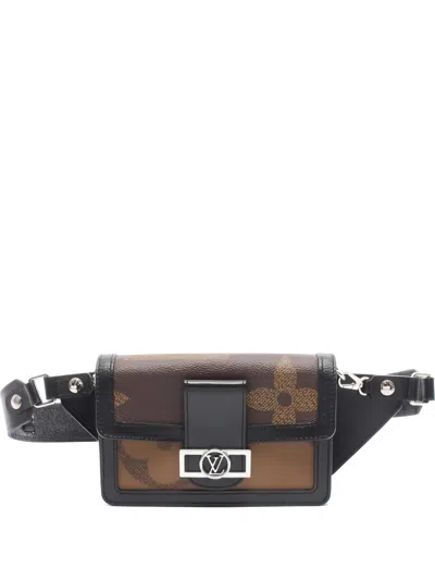 Pre-owned Louis Vuitton 2019 Dauphine Monogram Belt Bag In Brown