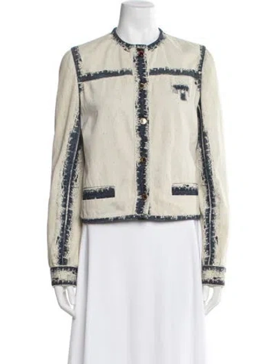 Pre-owned Louis Vuitton 2019 Denim Jacket In Neutral