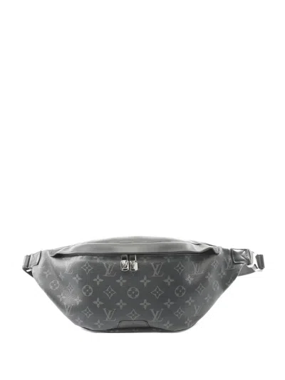 Pre-owned Louis Vuitton 2019 Discovery Monogram Belt Bag In Black