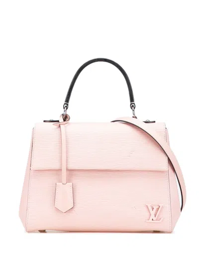 Pre-owned Louis Vuitton 2019 Epi Cluny Bb Satchel In Pink
