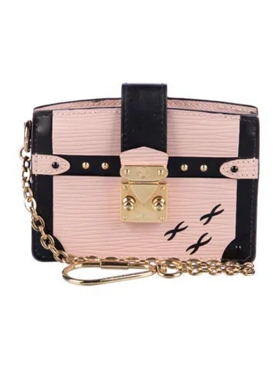 Pre-owned Louis Vuitton 2019 Epi Leather Multicartes Card Holder