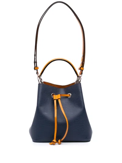 Pre-owned Louis Vuitton 2019 Epi Neonoe Bb Bucket Bag In Yellow