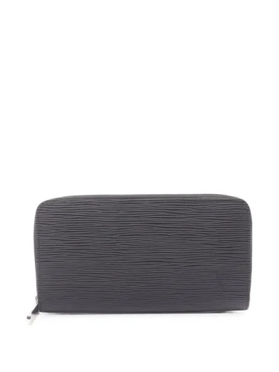 Pre-owned Louis Vuitton 2019 Epi Zippy Wallet In Black