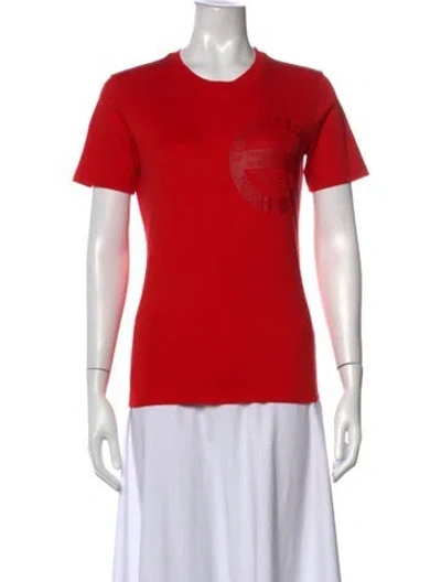 Pre-owned Louis Vuitton 2019 Graphic Print T-shirt In Red