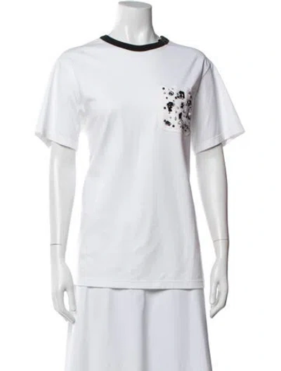 Pre-owned Louis Vuitton 2019 Graphic Print T-shirt In White