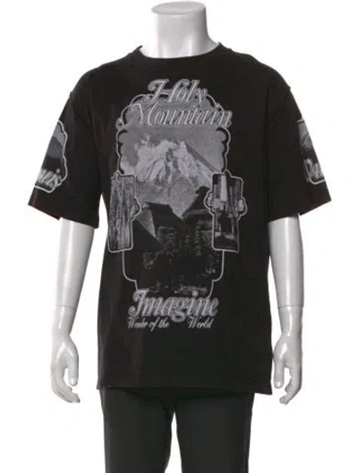 Pre-owned Louis Vuitton 2019 Holy Mountain T-shirt In Black