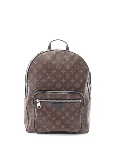 Pre-owned Louis Vuitton 2019 Josh Monogram Macassar Backpack In Brown