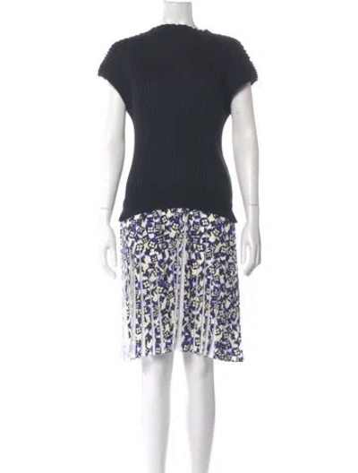 Pre-owned Louis Vuitton 2019 Knee-length Dress In Blue