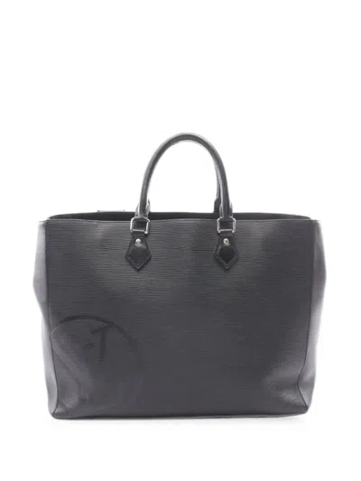 Pre-owned Louis Vuitton 2019 Large Sac Epi Leather Tote Bag In Black