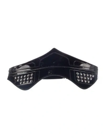 Pre-owned Louis Vuitton 2019 Louise Waist Belt In Black
