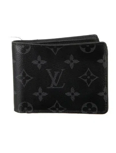 Pre-owned Louis Vuitton 2019 Lv Monogram Bifold Wallet In Black
