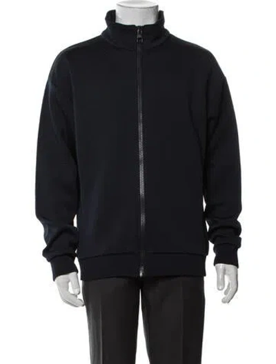 Pre-owned Louis Vuitton 2019 Lv Monogram Bomber Jacket In Blue