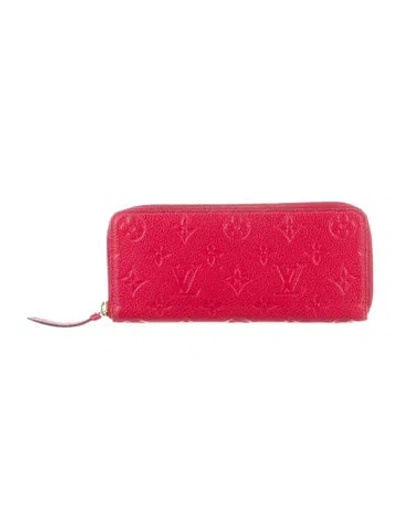 Pre-owned Louis Vuitton 2019 Lv Monogram Continental Wallet In Pink
