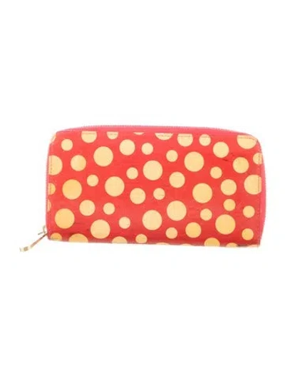 Pre-owned Louis Vuitton 2019 Lv Monogram Continental Wallet In Red