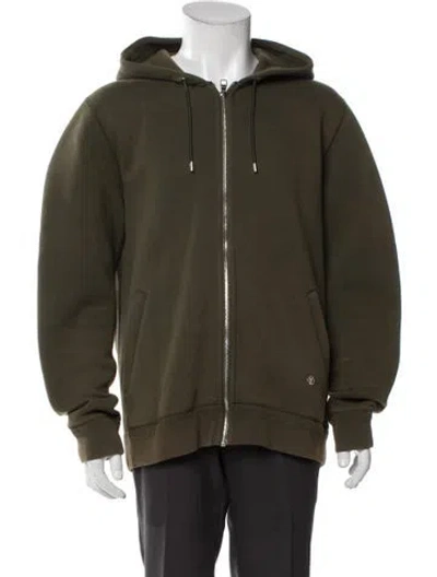 Pre-owned Louis Vuitton 2019 Lv Monogram Puffer Coat In Green