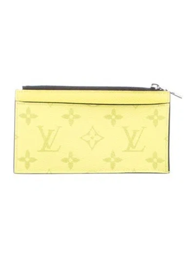 Pre-owned Louis Vuitton 2019 Lv Monogram Wallet In Yellow