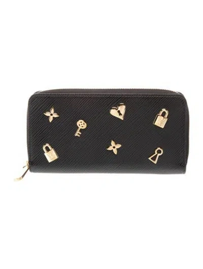 Pre-owned Louis Vuitton 2019 Lv Monogram Zippy Compact Wallet In Black
