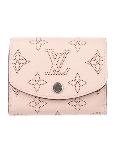 Pre-owned Louis Vuitton 2019 Mahina Leather Wallet In Pink