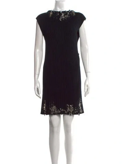 Pre-owned Louis Vuitton 2019 Mini Dress In Black