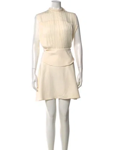 Pre-owned Louis Vuitton 2019 Mini Dress In Neutral