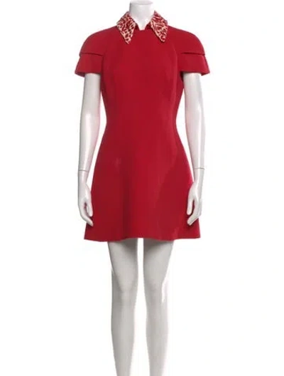 Pre-owned Louis Vuitton 2019 Mini Dress In Red