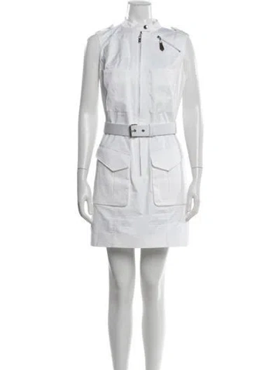 Pre-owned Louis Vuitton 2019 Mini Dress In White