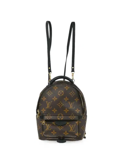 Pre-owned Louis Vuitton 2019 Mini Palm Springs Backpack In Brown