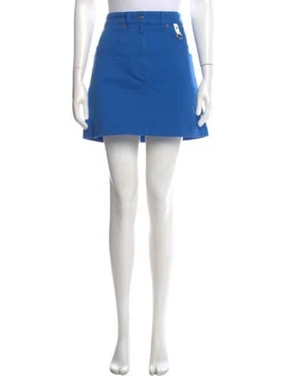 Pre-owned Louis Vuitton 2019 Mini Skirt In Blue