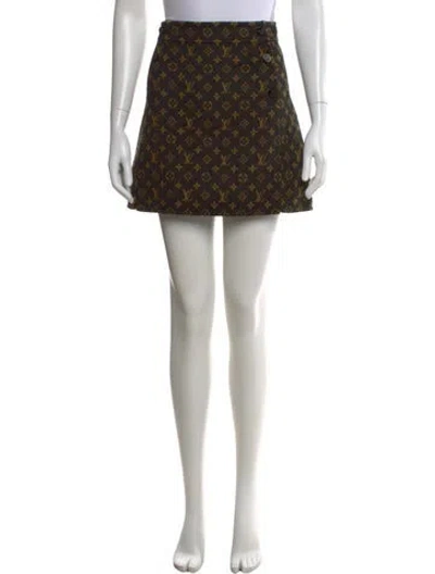 Pre-owned Louis Vuitton 2019 Mini Skirt In Blue