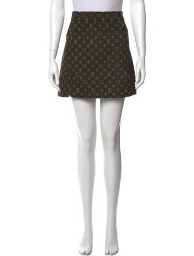 Pre-owned Louis Vuitton 2019 Mini Skirt In Brown
