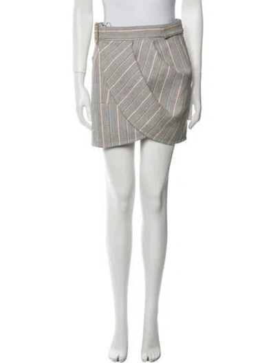 Pre-owned Louis Vuitton 2019 Mini Skirt In Gray