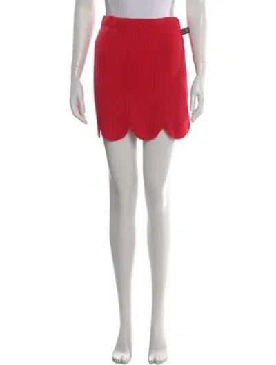 Pre-owned Louis Vuitton 2019 Mini Skirt In Red