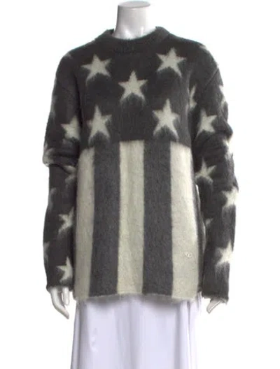 Pre-owned Louis Vuitton 2019 Mohair Sweater In Grey