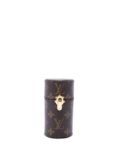 Pre-owned Louis Vuitton 2019 Monogram 100ml Fragrance Travel Case In Brown