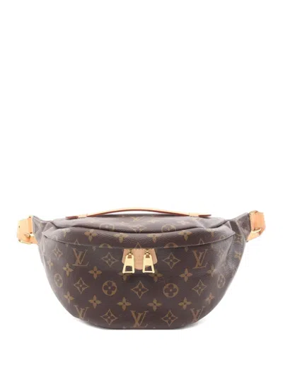 Pre-owned Louis Vuitton 2019 Monogram Bum Bag Belt Bag In Brown