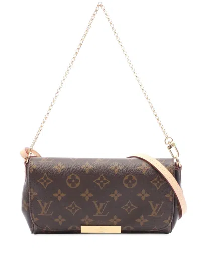 Pre-owned Louis Vuitton 2019 Monogram Favorite Pm Satchel In Brown