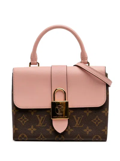 Pre-owned Louis Vuitton 2019 Monogram Locky Bb Satchel In Brown