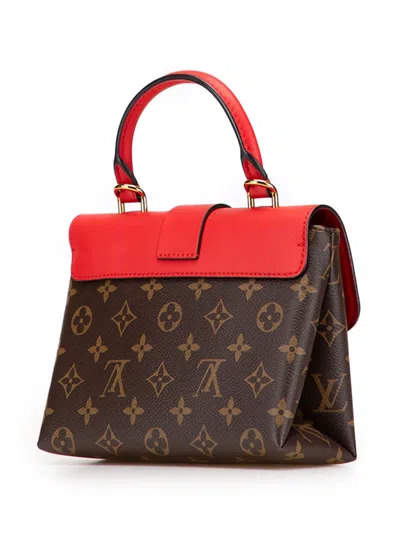 Pre-owned Louis Vuitton 2019 Monogram Locky Bb Satchel In Brown