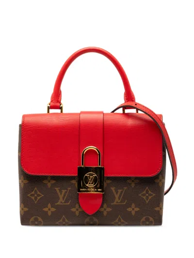 Pre-owned Louis Vuitton 2019 Monogram Locky Bb Satchel In Brown